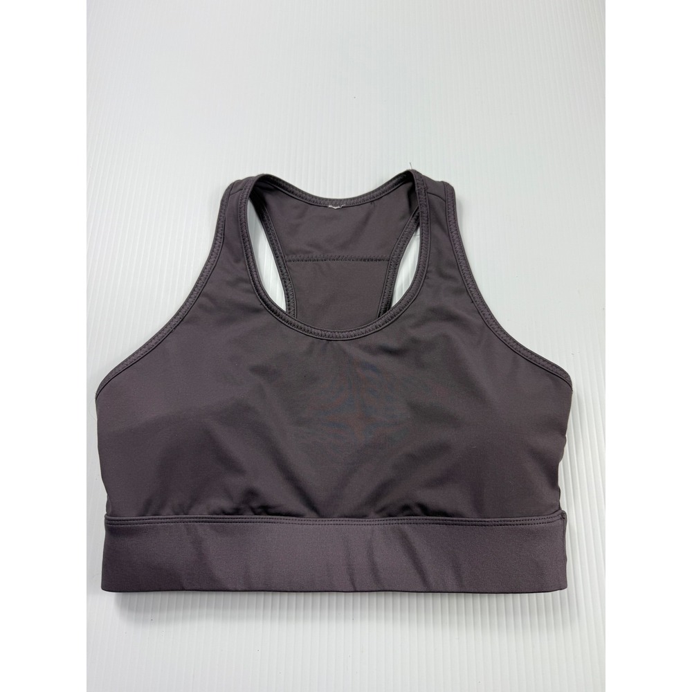 Fabletics Sports Bra Medium Support Racerback Workout Fitness Gray S